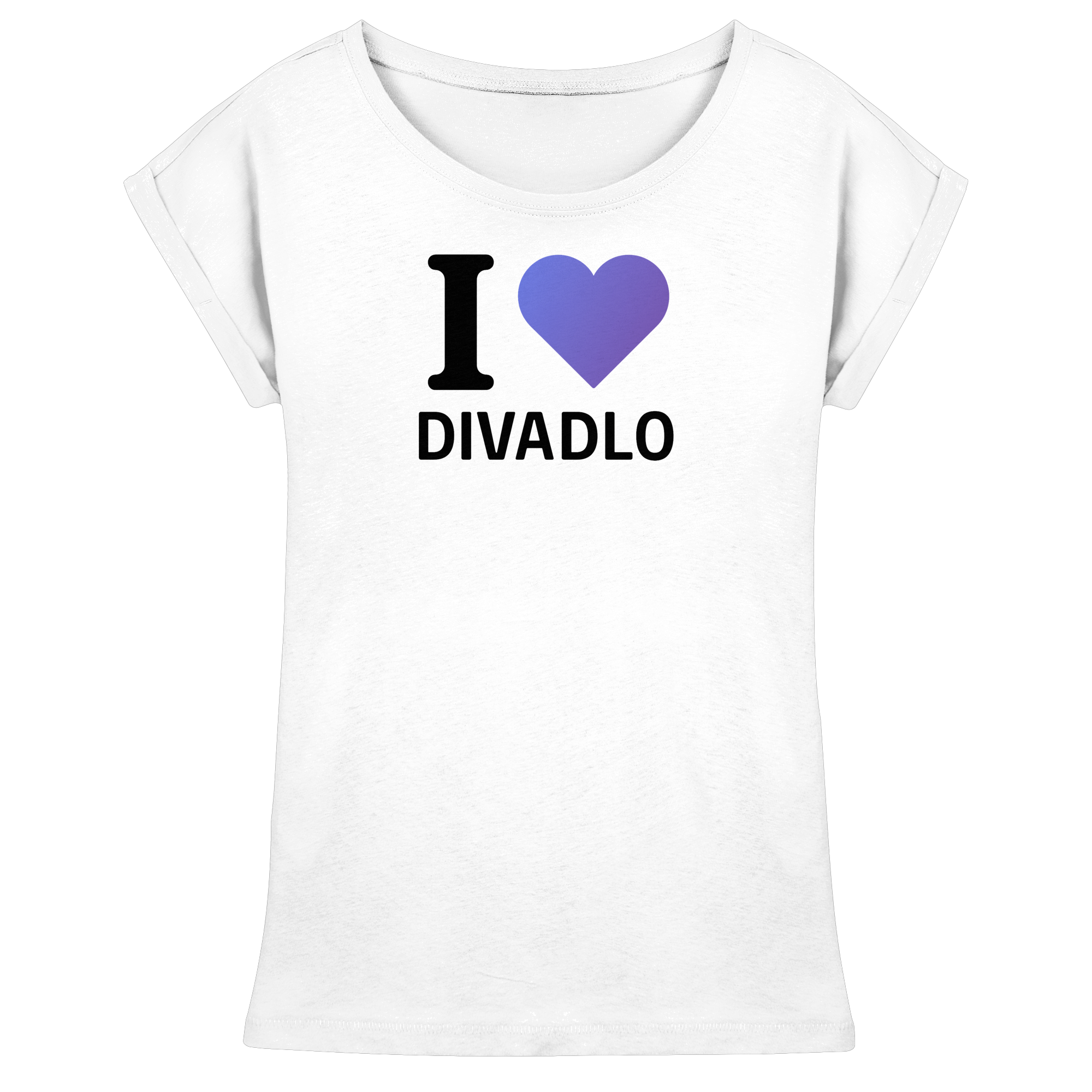 Dámské volné tričko I ❤️ DIVADLO