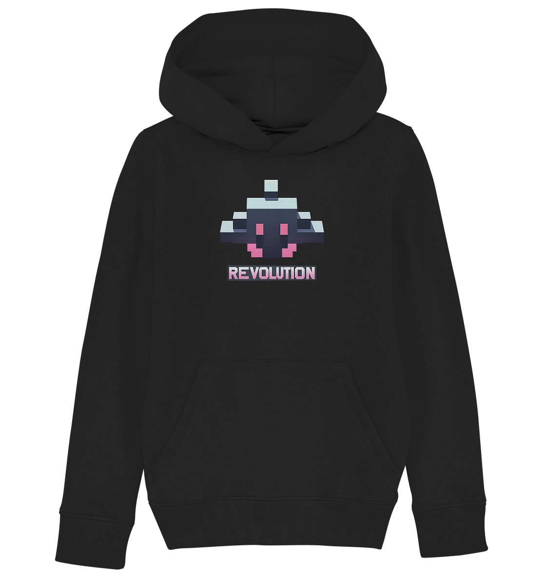 REVOLUTION 8 BIT  - Kids Organic Hoodie