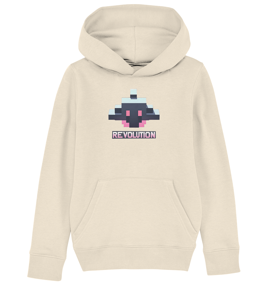 REVOLUTION 8 BIT  - Kids Organic Hoodie