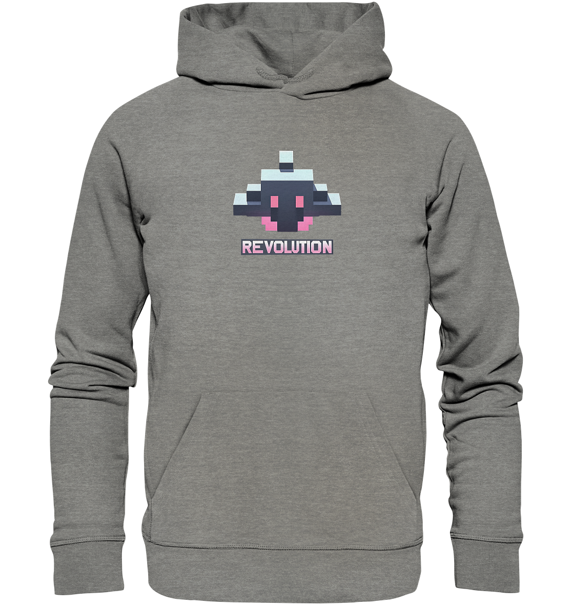 REVOLUTION 8 BIT  - Organic Hoodie