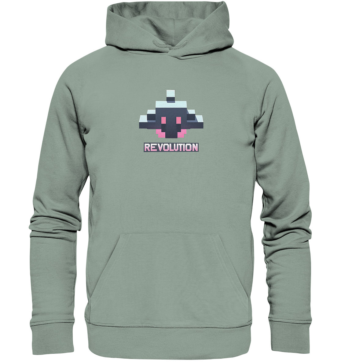 REVOLUTION 8 BIT  - Organic Hoodie