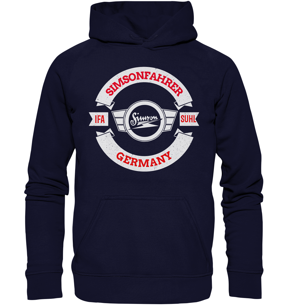 Hoodie Simson IFA Suhl VEB DDR Kult Rocker Geschenk Schwalbe SR1 2 S50 51 - Bild 9 von 12