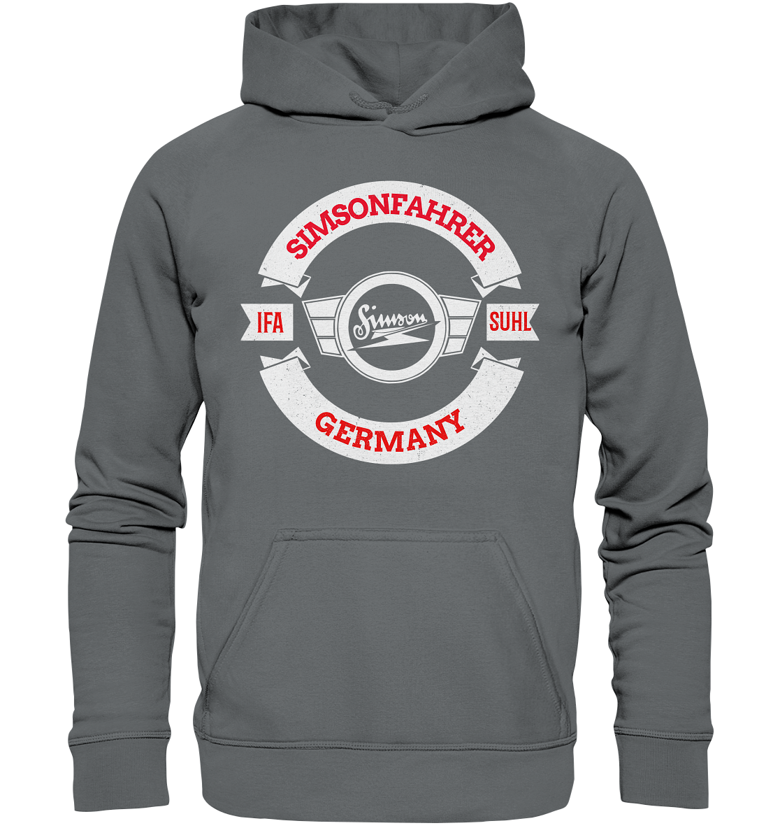Hoodie Simson IFA Suhl VEB DDR Kult Rocker Geschenk Schwalbe SR1 2 S50 51 - Bild 12 von 12