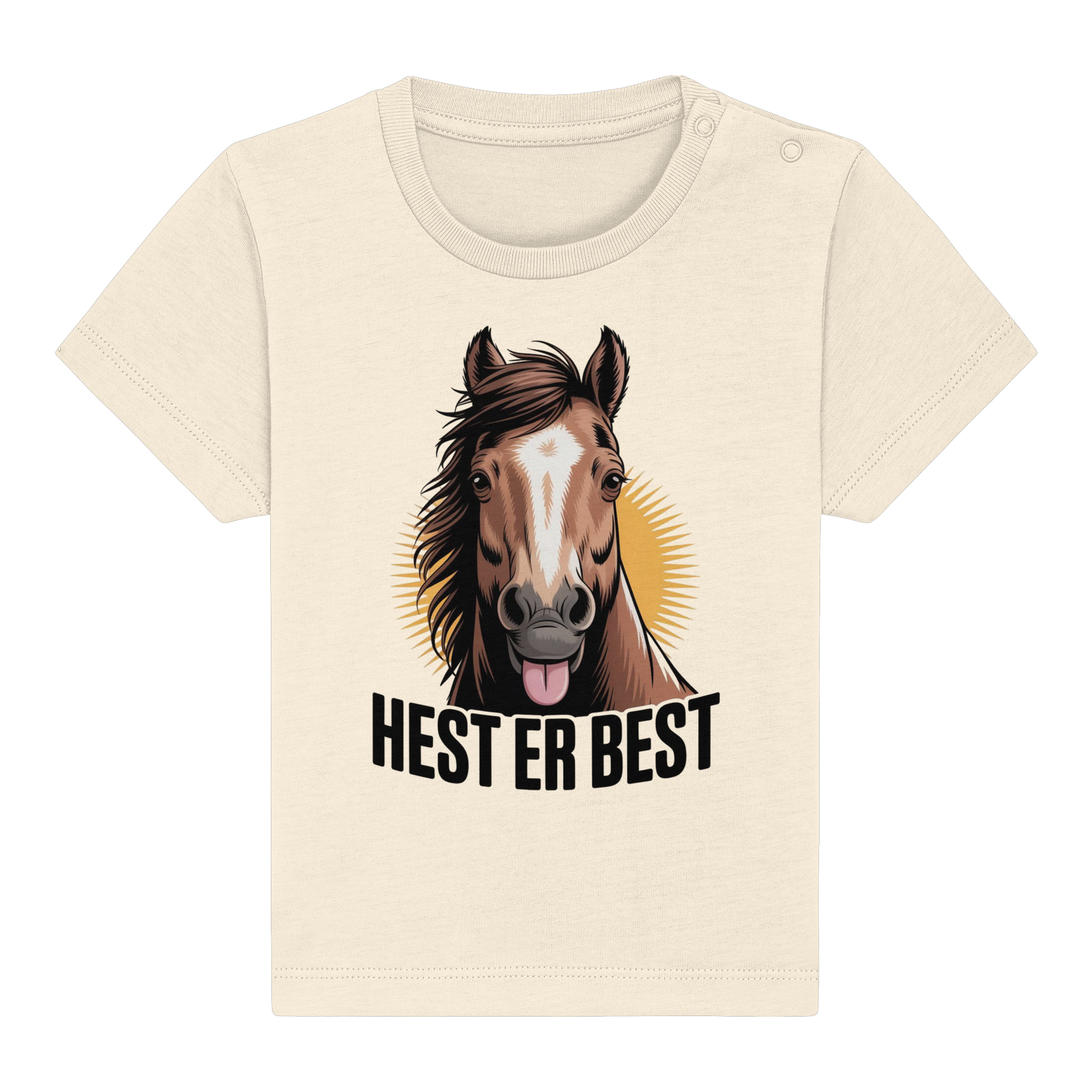 hest er best - Økologisk babyskjorte 2