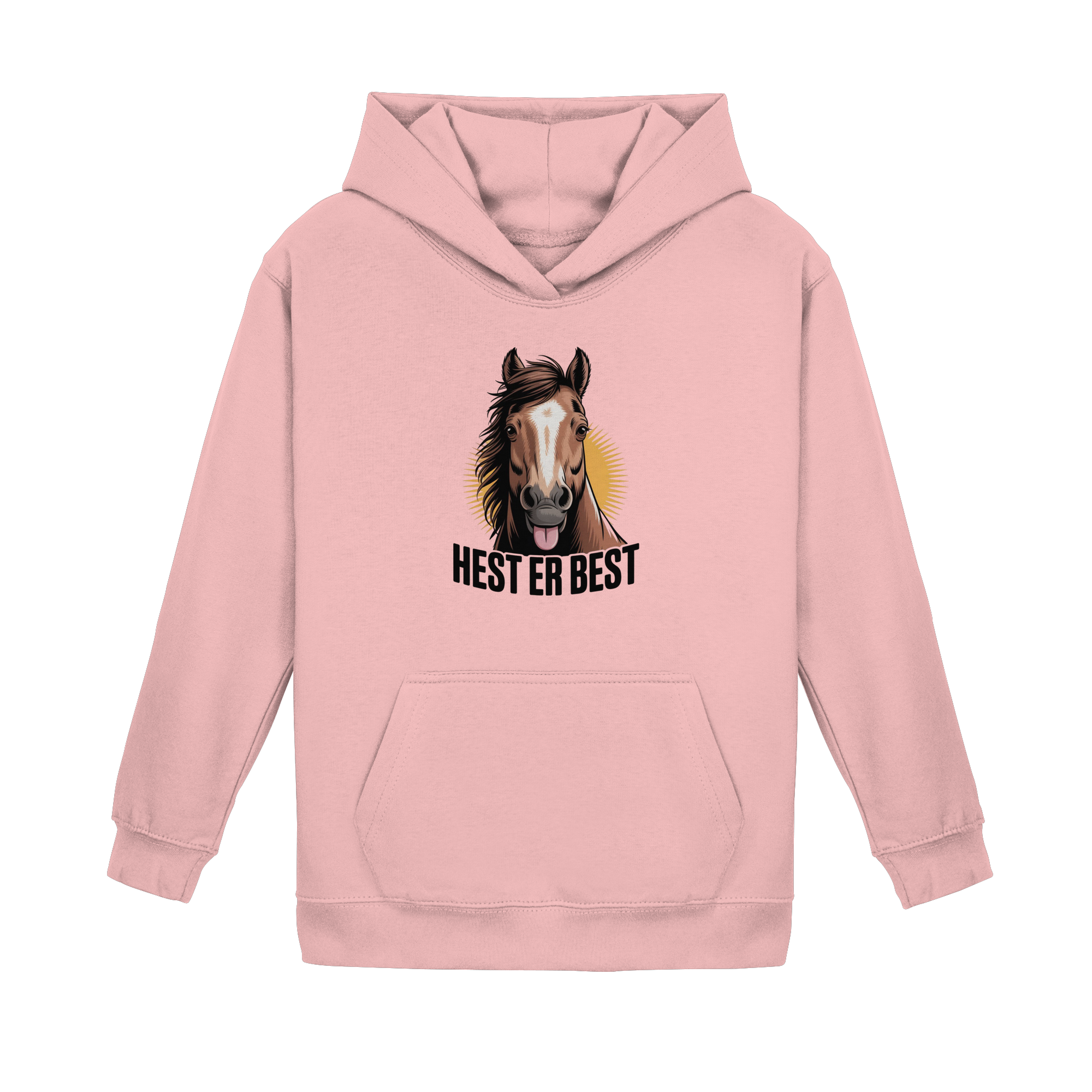 hest er best - Basic hettegenser for barn 4