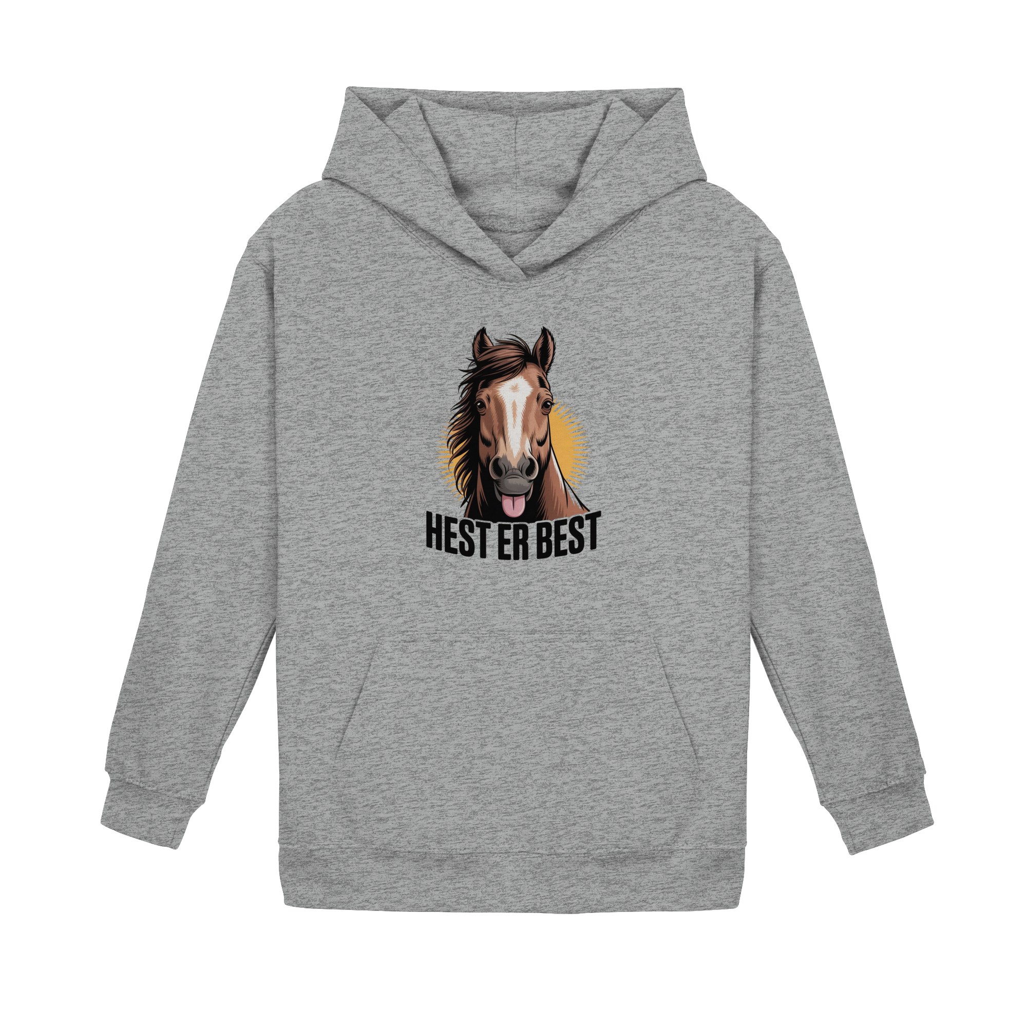 hest er best - Basic hettegenser for barn 5