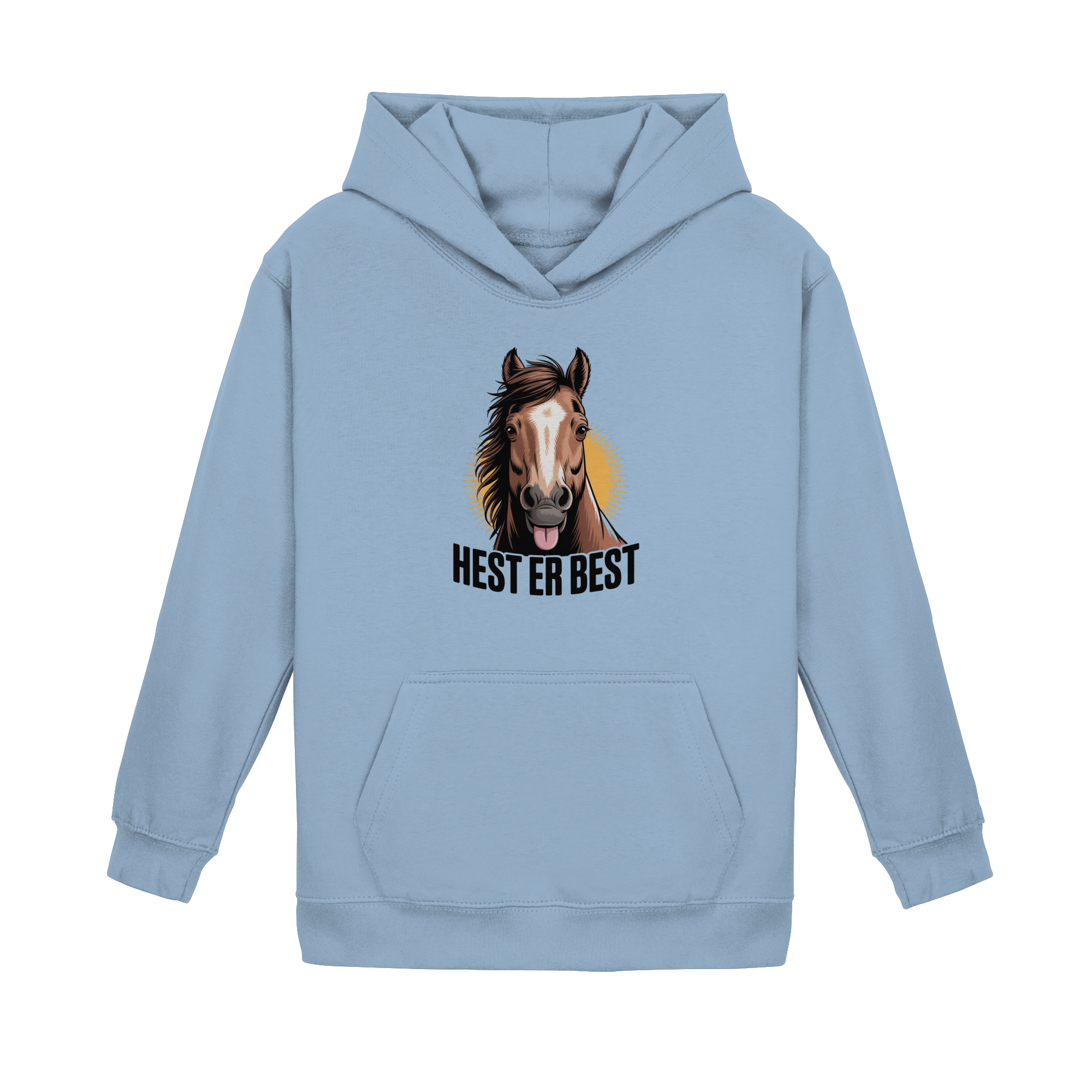 hest er best - Basic hettegenser for barn 3