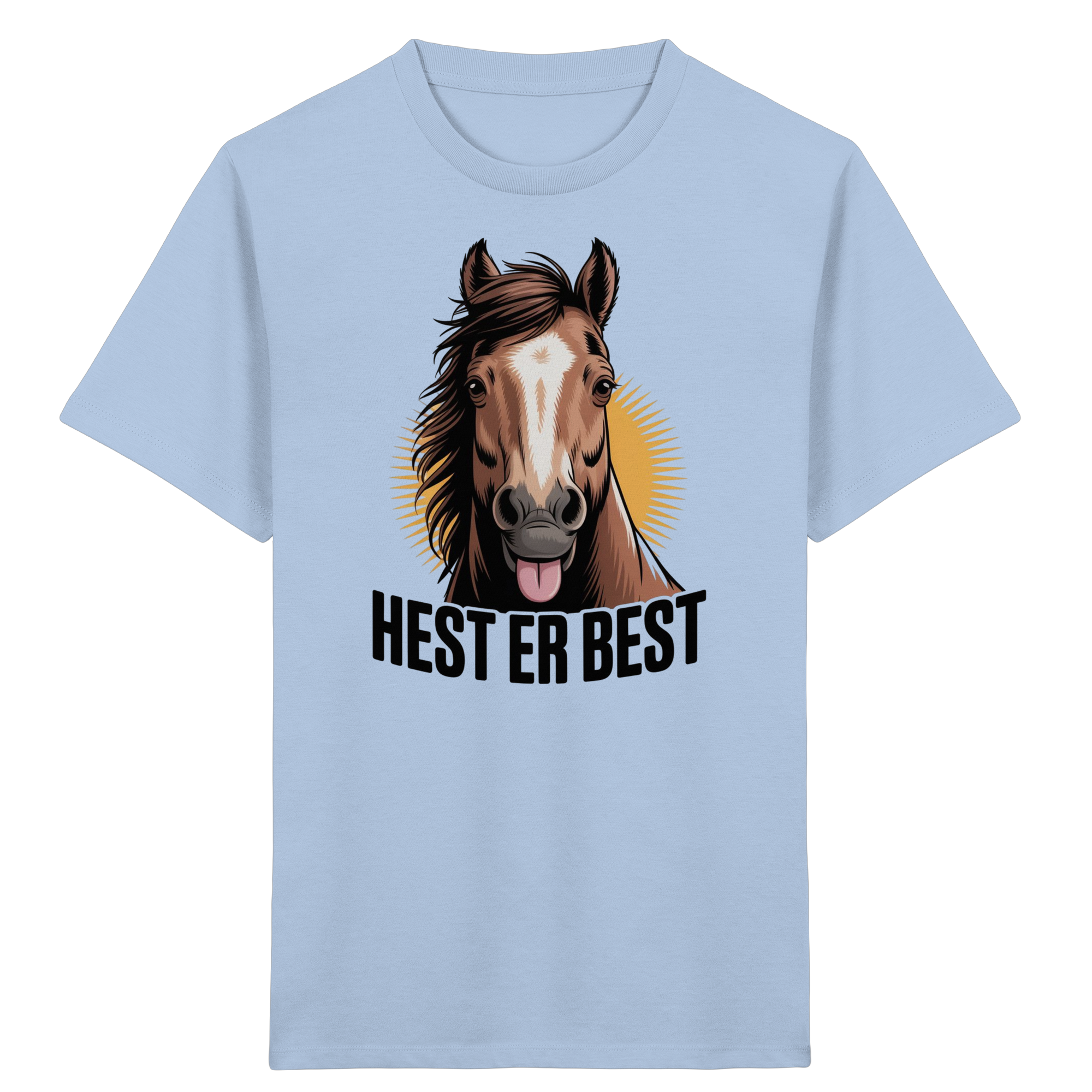 hest er best - Økologisk skjorte for barn 4