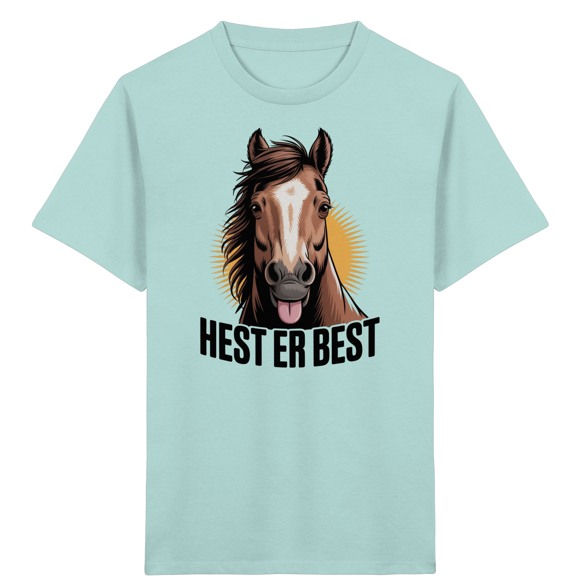 hest er best - Økologisk skjorte for barn 10