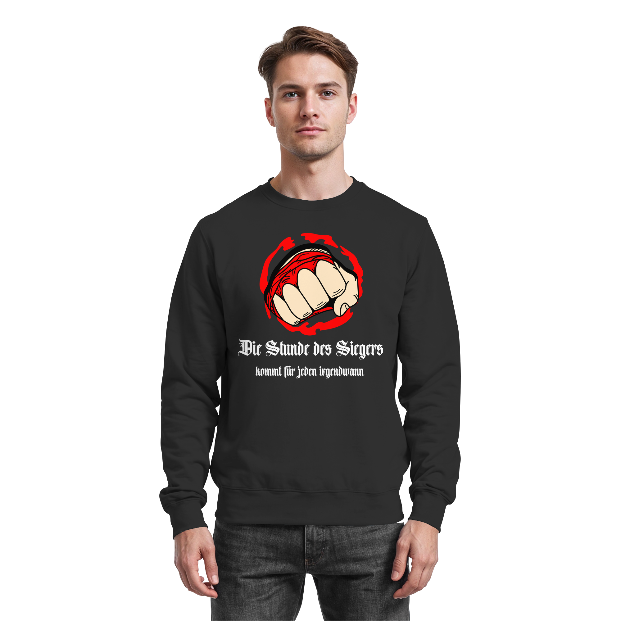 La hora del ganador - Puño - Sudadera | Böhse Tío Artes Marciales Gimnasio - Imagen 4 de 6