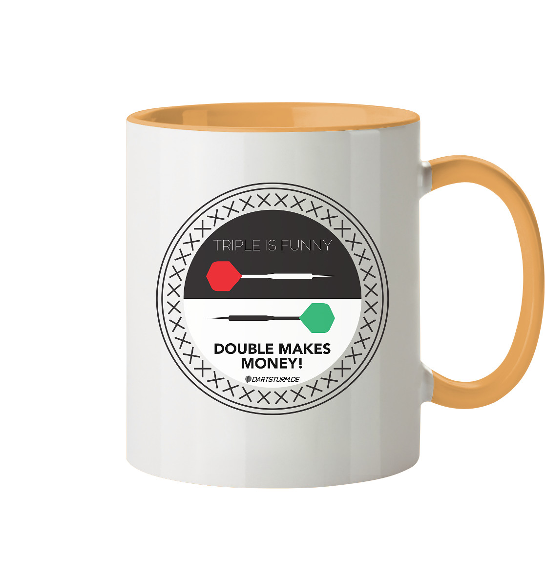 DartSturm.de Тройной - это забавно... - Тассе Цвайфарбиг