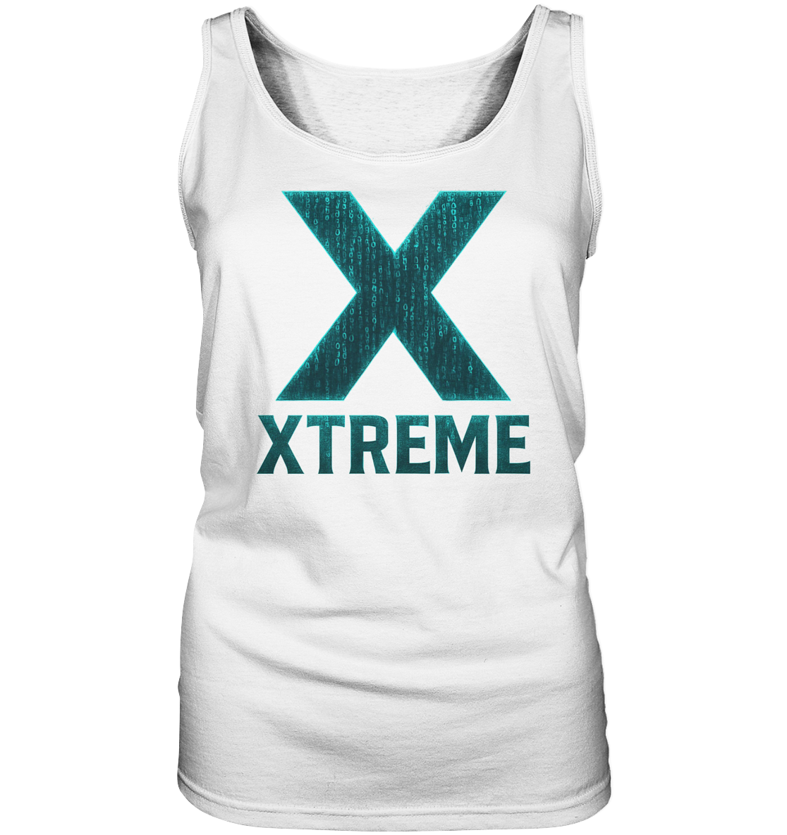 Neon Cyber Damen Tanktop – Cyber X - XTREME Vision – Weiß – S
