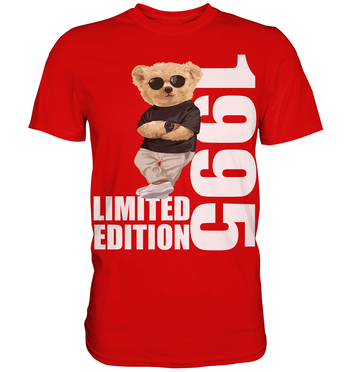 Limited Edition 1995 Bär Bären Geburtstag 1995 - Premium Shirt - Bild 8 von 14