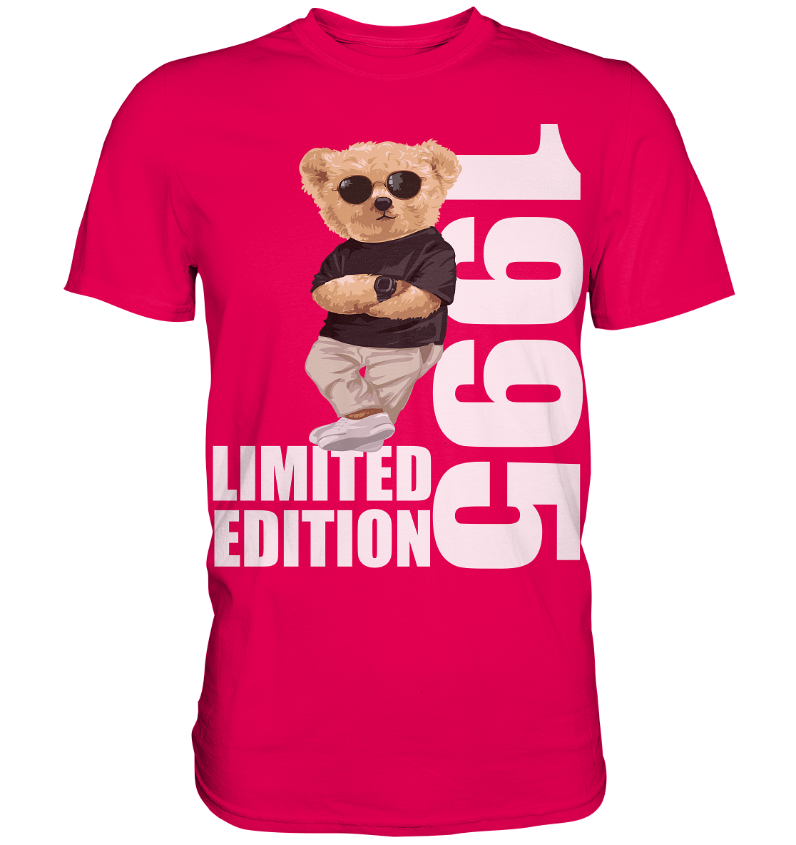 Limited Edition 1995 Bär Bären Geburtstag 1995 - Premium Shirt - Bild 11 von 14
