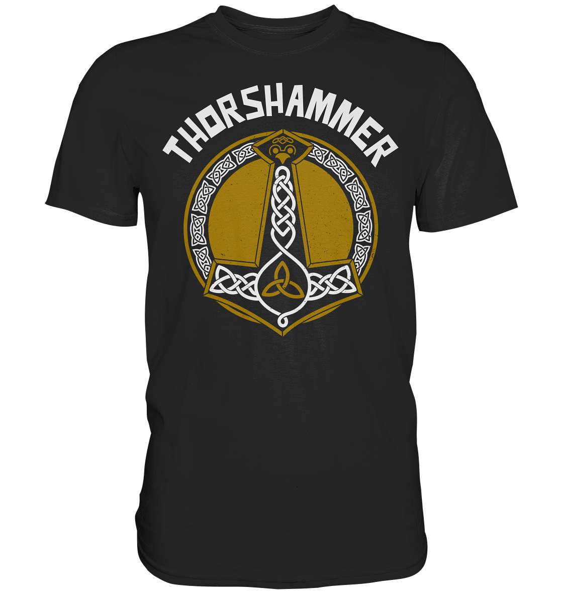 Premium Shirt Thorshammer Thor Germanien Germanen Götter Odin Wotan Geschenk - Picture 2 of 8
