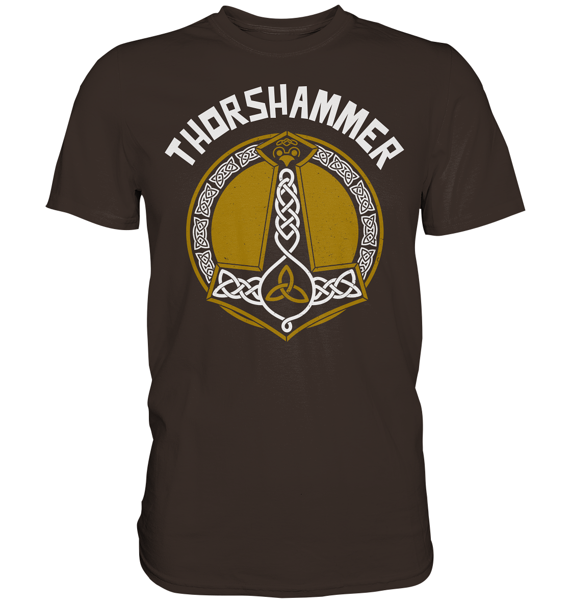 Premium Shirt Thorshammer Thor Germanien Germanen Götter Odin Wotan Geschenk - Picture 3 of 8