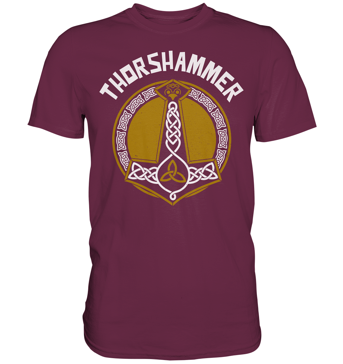 Premium Shirt Thorshammer Thor Germanien Germanen Götter Odin Wotan Geschenk - Picture 4 of 8