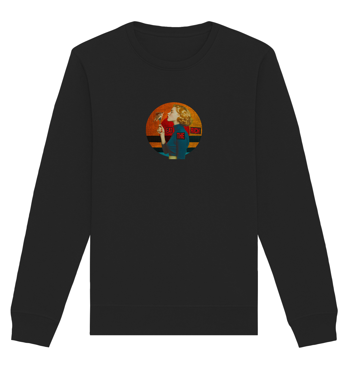 EAT THE RICH  - Organic Basic Unisex Sweatshirt
