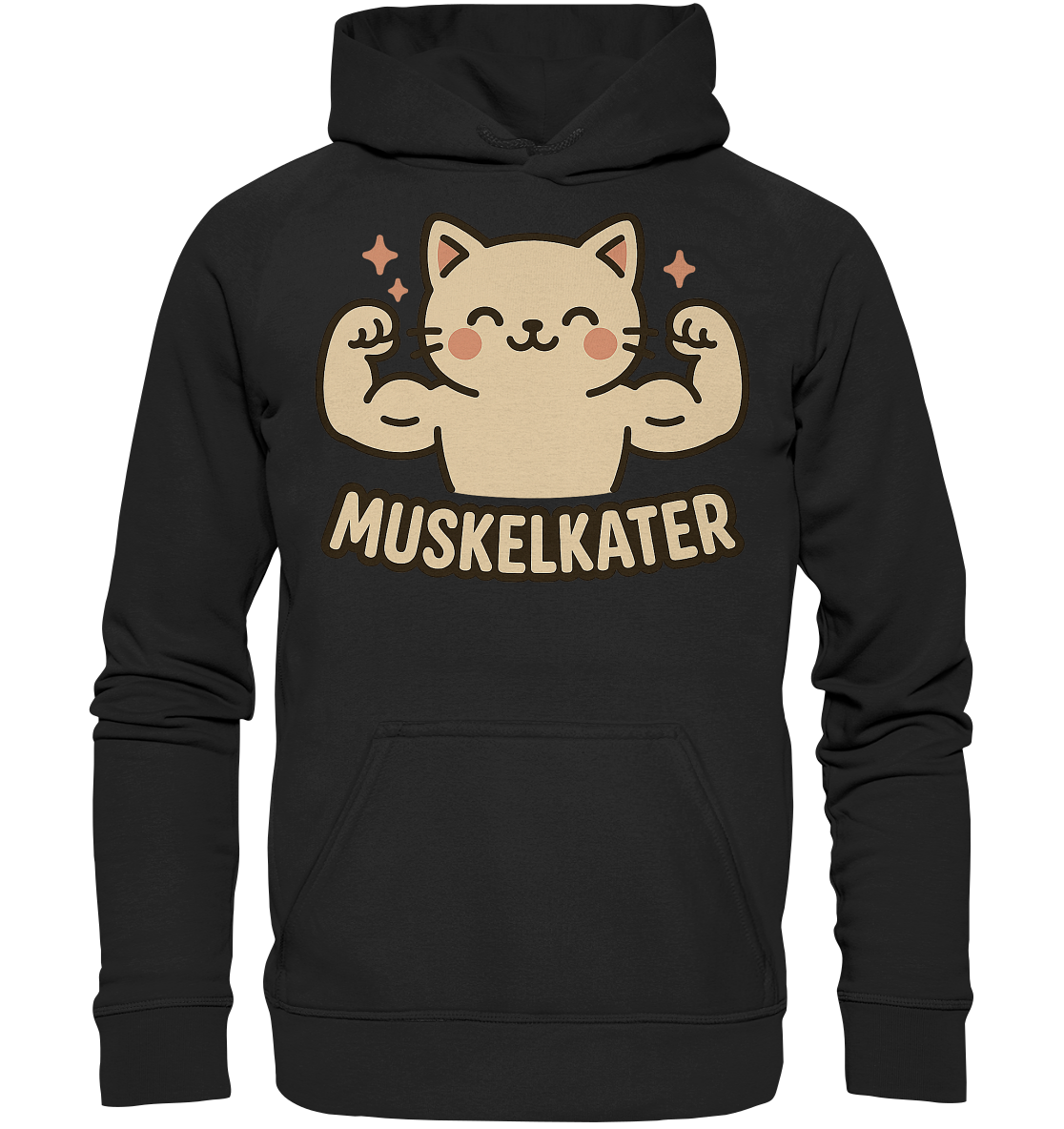 Muskelkater - Hoodie / Kapuzenpullover | Fitness Katze Gym Anime - Picture 18 of 25