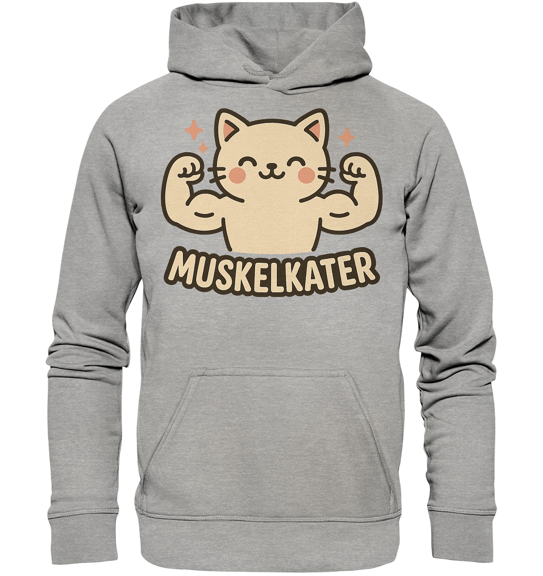 Muskelkater - Hoodie / Kapuzenpullover | Fitness Katze Gym Anime - Picture 15 of 25