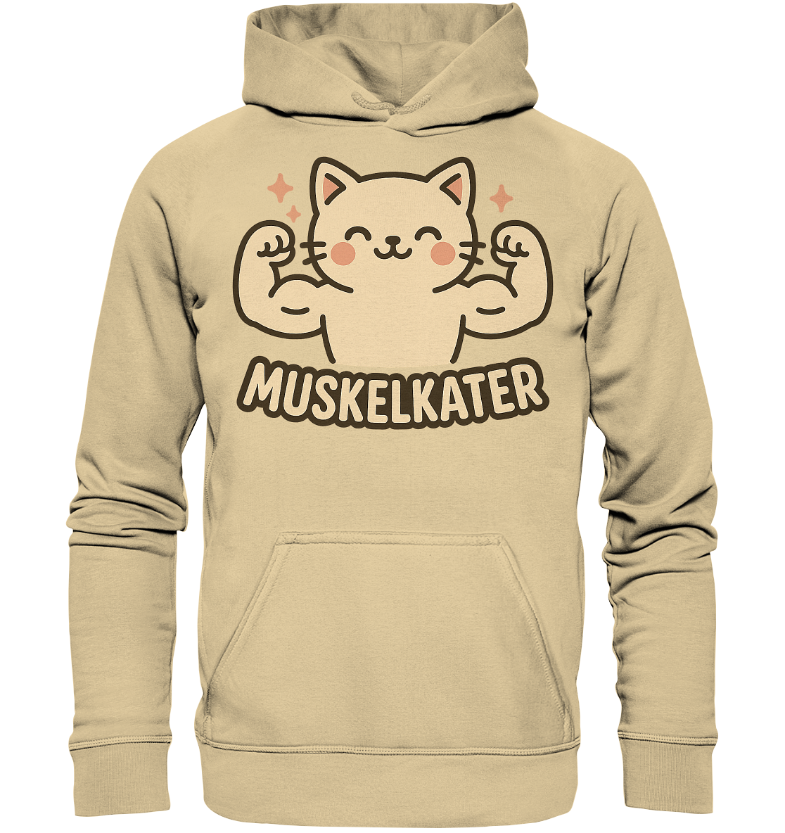 Muskelkater - Hoodie / Kapuzenpullover | Fitness Katze Gym Anime - Picture 10 of 25