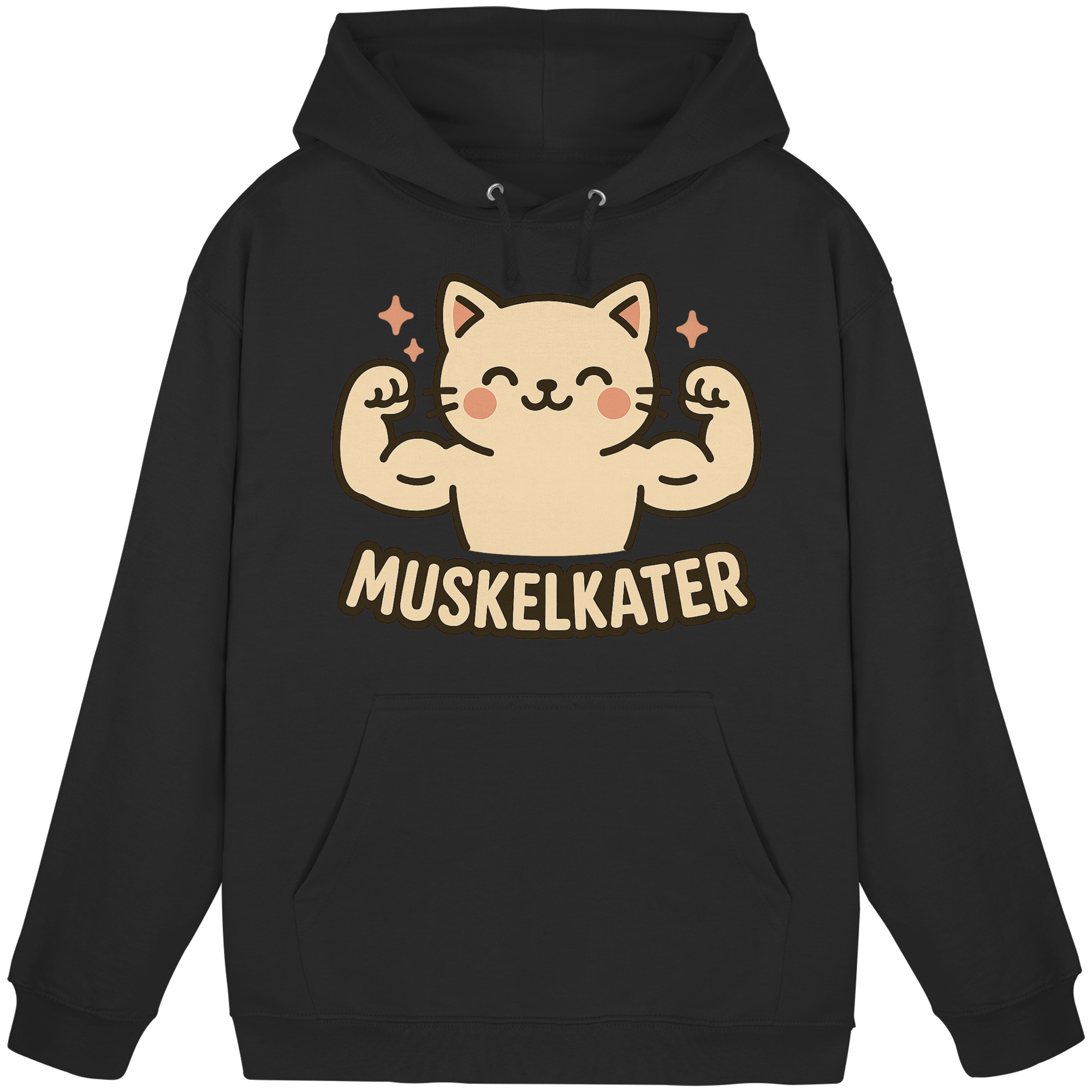 Muskelkater - Hoodie / Kapuzenpullover | Fitness Katze Gym Anime - Picture 19 of 25