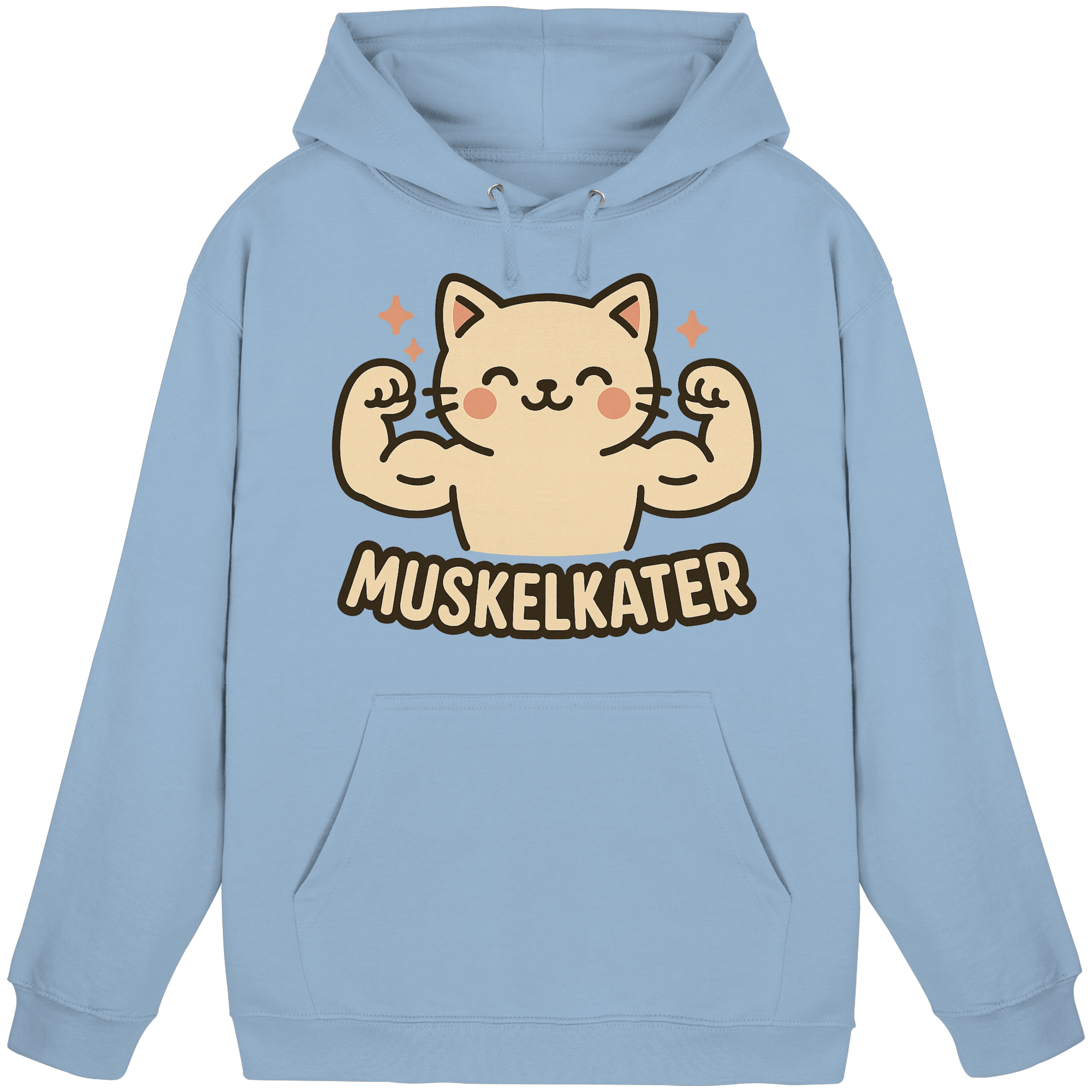 Muskelkater - Hoodie / Kapuzenpullover | Fitness Katze Gym Anime - Picture 24 of 25