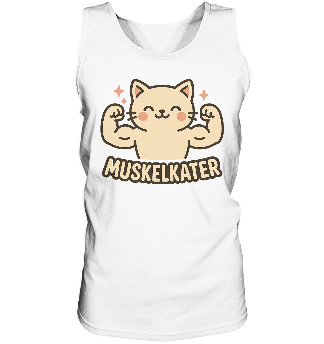 Muskelkater - Herren Tank-Top Shirt | Fitness Katze Gym Kraftsport Anime - Imagen 14 de 16