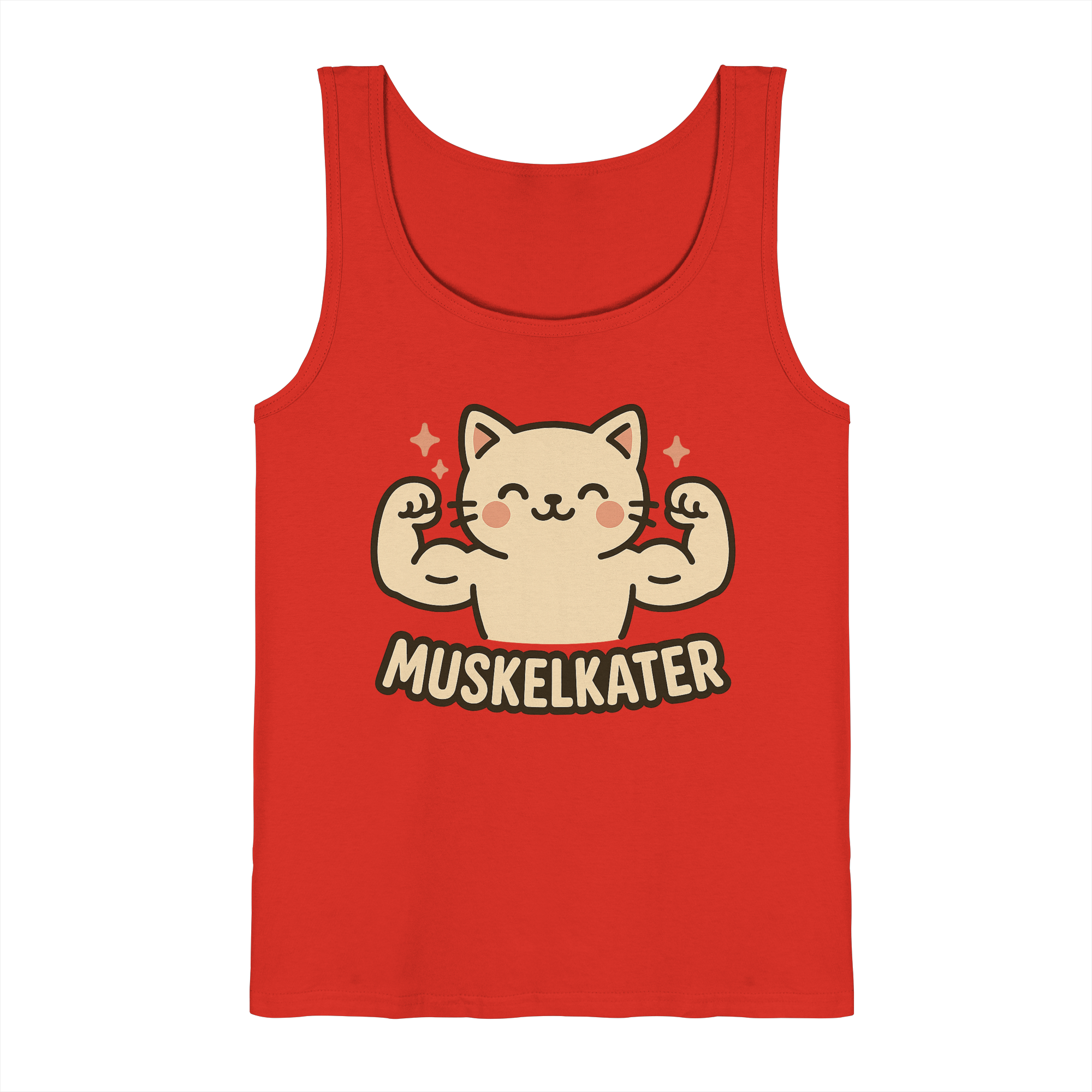 Muskelkater - Herren Tank-Top Shirt | Fitness Katze Gym Kraftsport Anime - Imagen 9 de 16