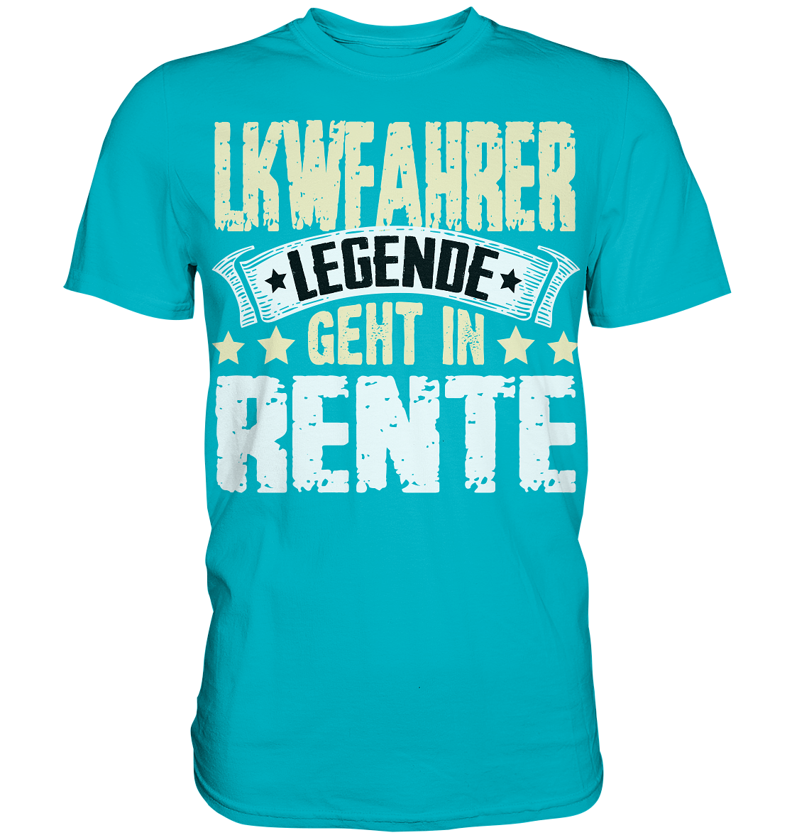 Lkwfahrer Legende Rente Shirt – Lustiges Abschiedsgeschenk Ruhestand - Premium - Bild 10 von 10