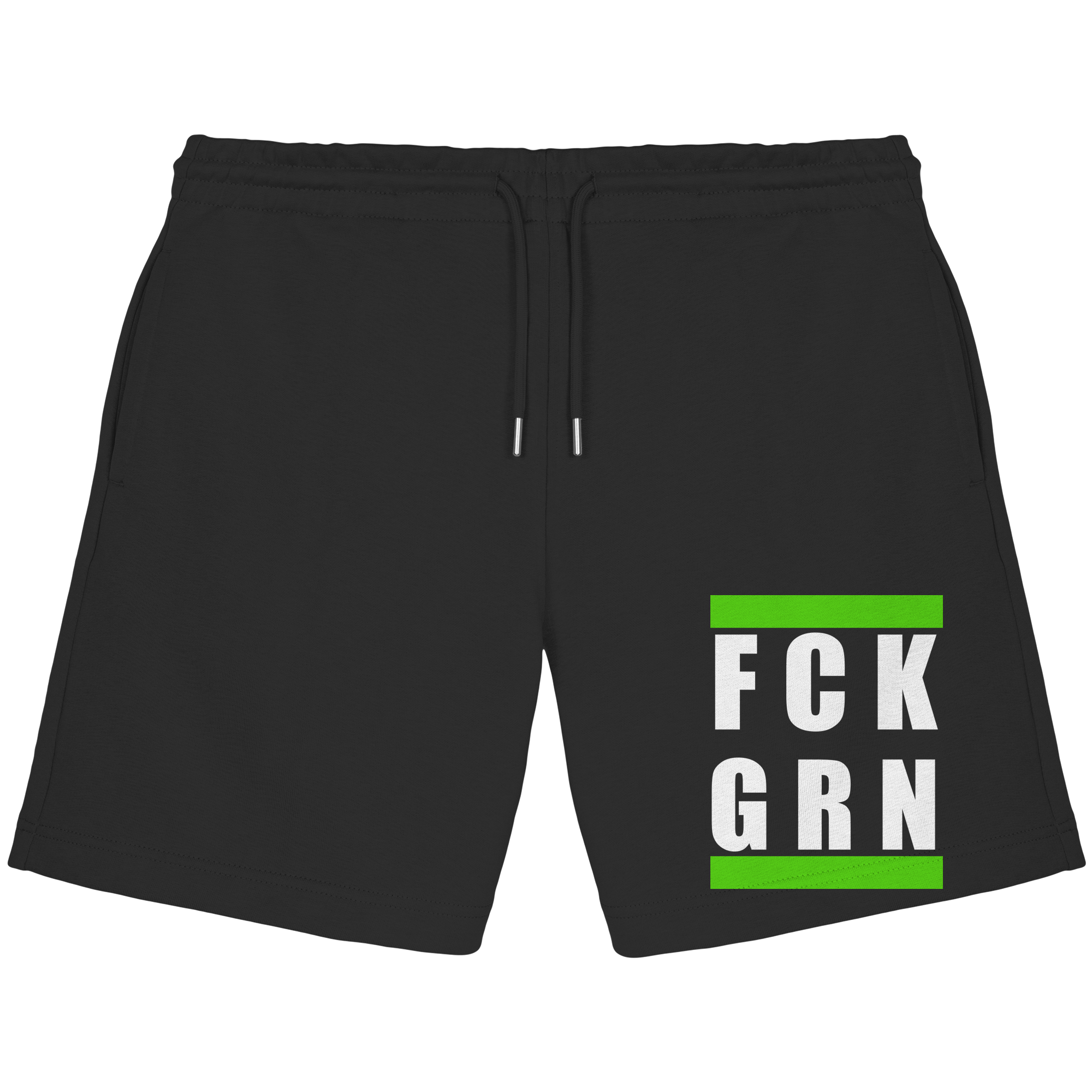 FCK GRN - Verde No Gracias - Pantalones cortos / Shorts | Baerbock Habeck Política - Imagen 2 de 2