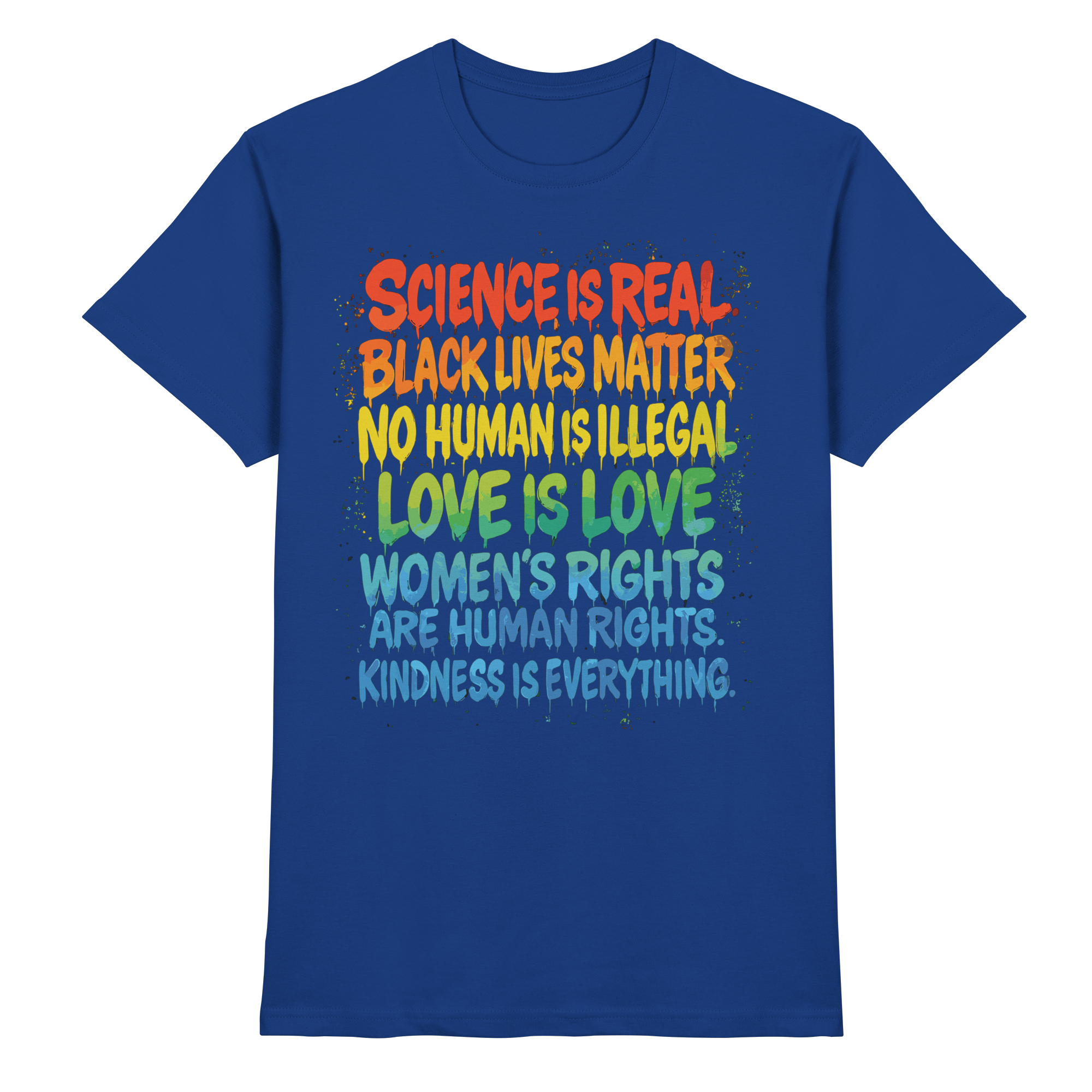 Regenbogen Statement – Human Rights Pride - Premium Shirt - Bild 6 von 10