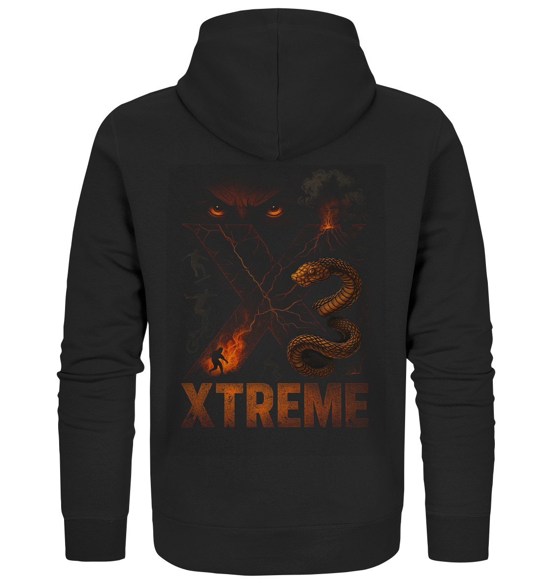 T-Shirt Unisex – XTREME Instinct - Dark Fusion Edition – Schwarz Pure – S