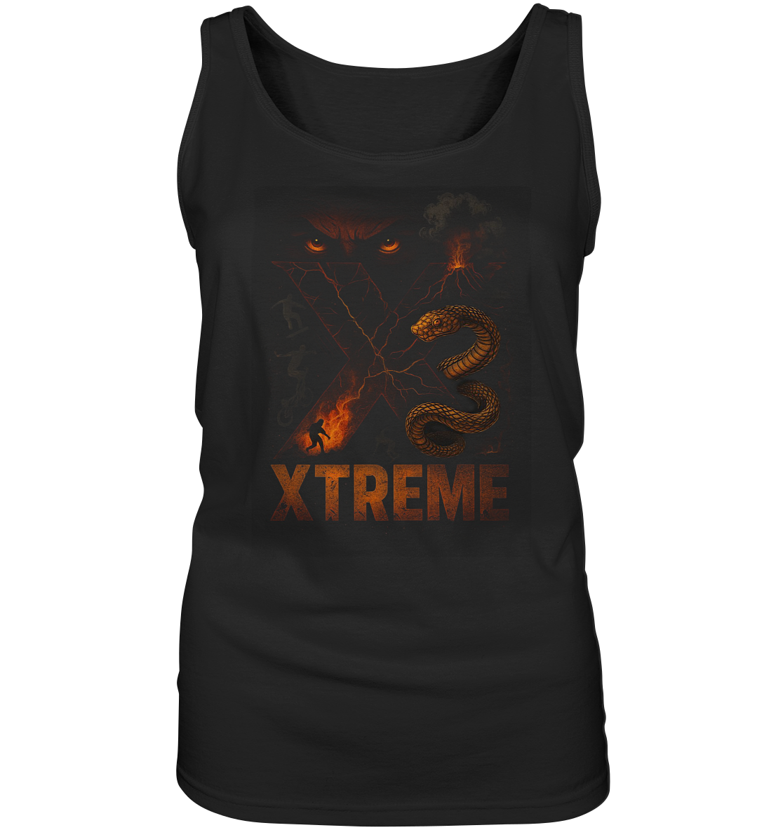 Damen Tanktop – XTREME Instinct - Dark Fusion Edition – Schwarz – S