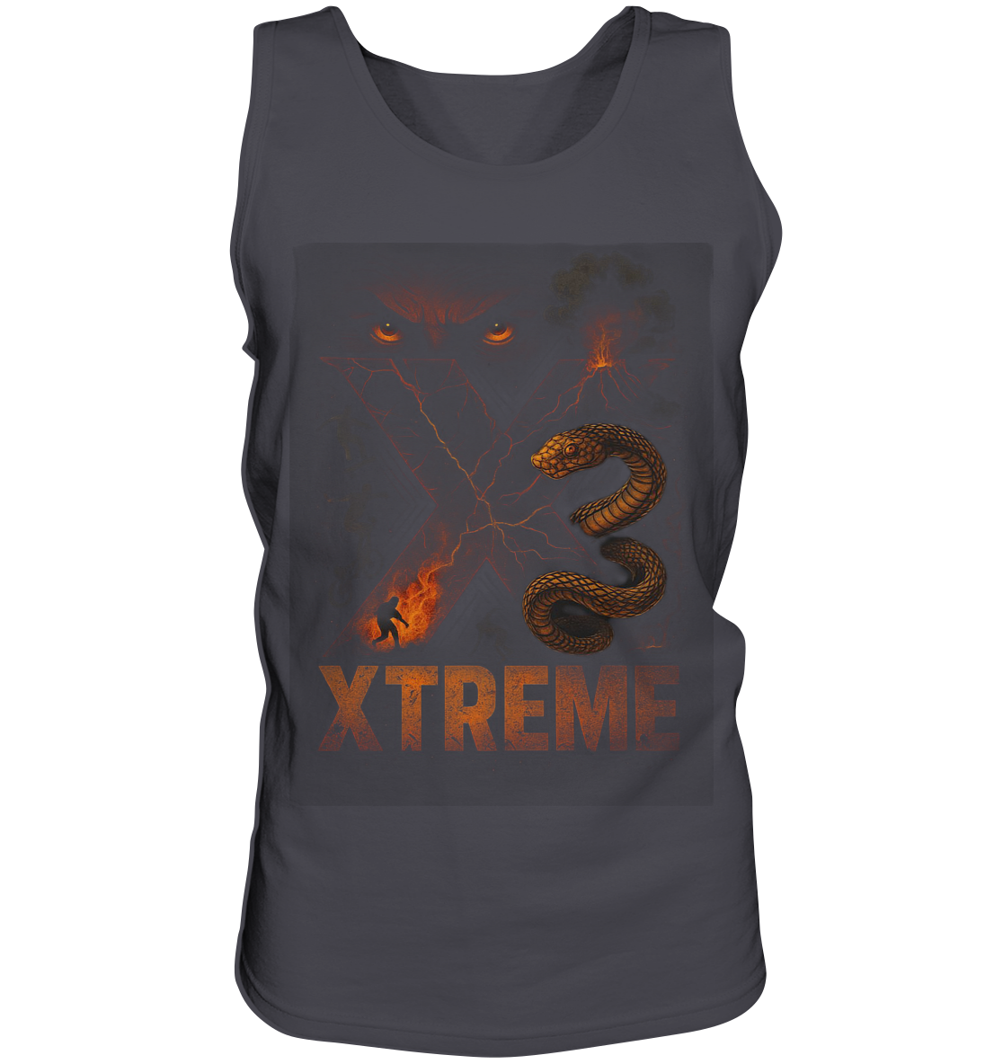 Tanktop Unisex – XTREME Instinct - Dark Fusion Edition – Anthrazit – S