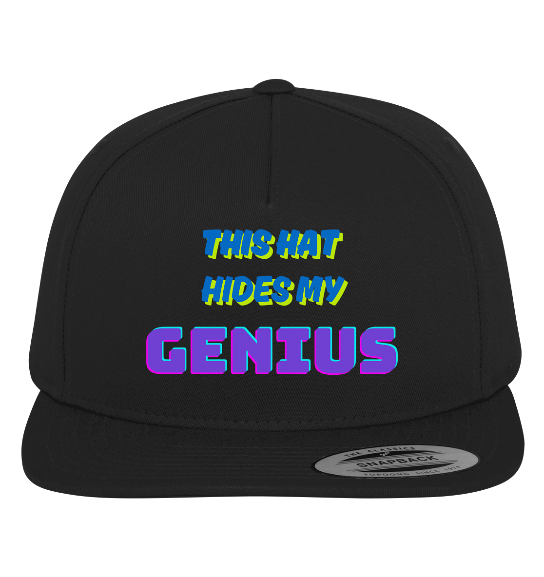This hat hides my genius cap