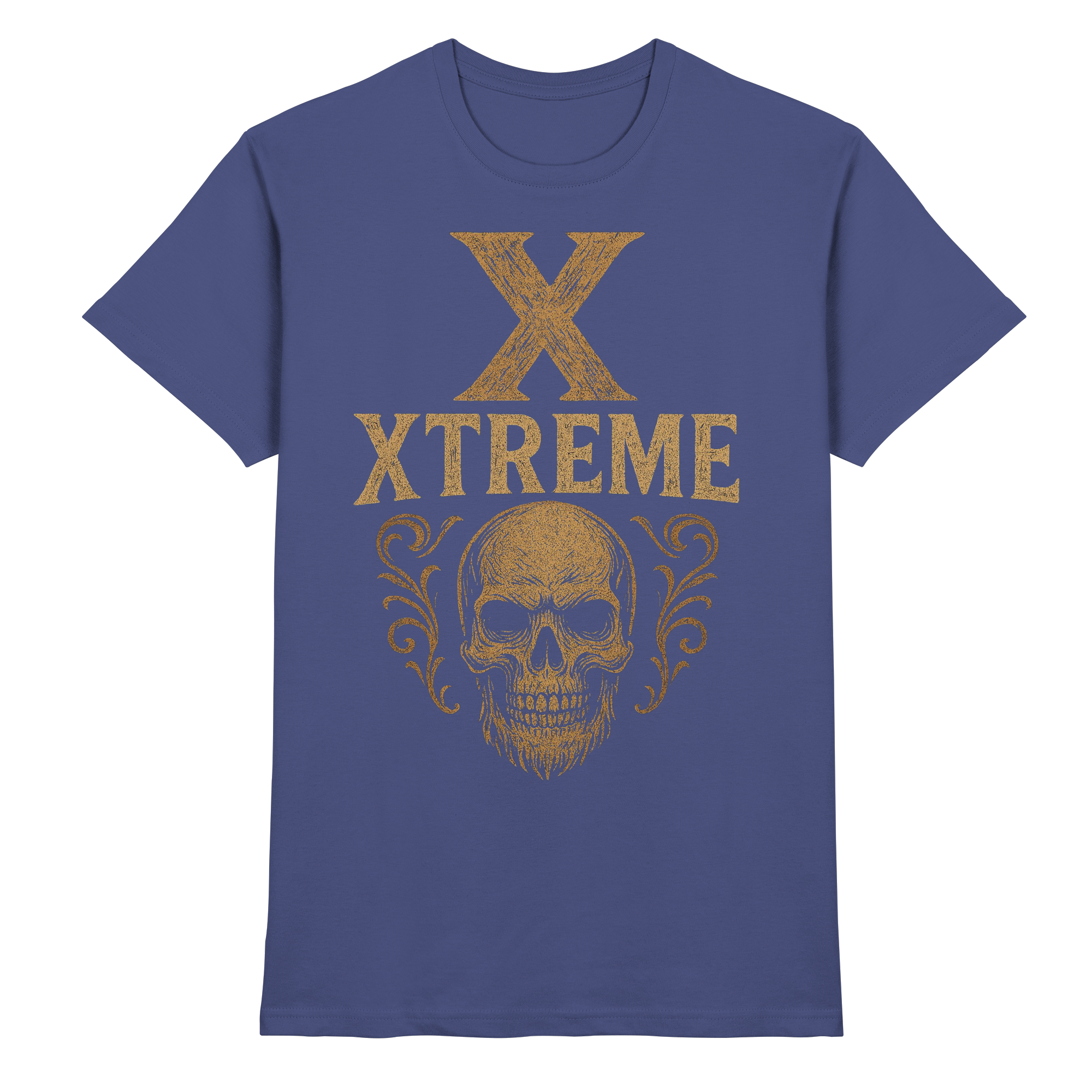 Totenkopf Wurzeln T-Shirt Unisex – XTREME Skull Roots – Violett – S