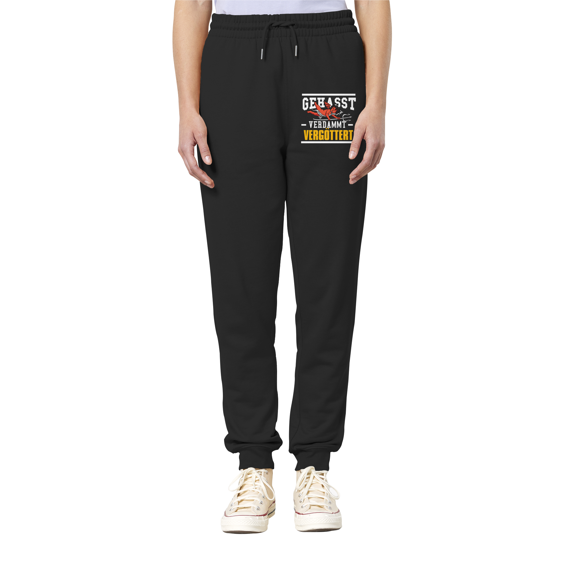 Odiato dannatamente idolatrato - angelo malvagio - pantaloni da jogging | zio bohese - Foto 3 di 4