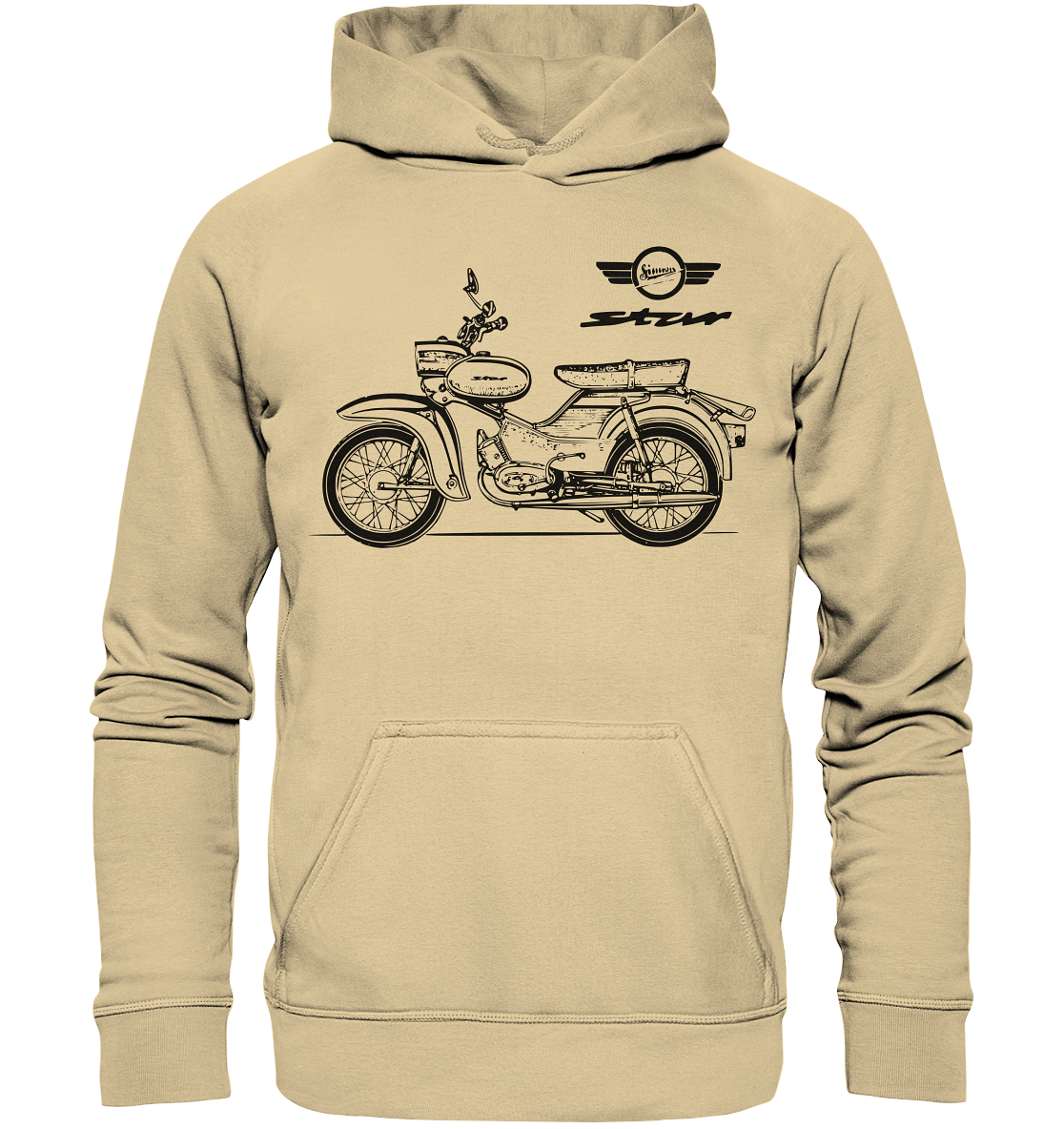 Hoodie Star Simson Suhl Rocker VEB IFA DDR Geschenk - Picture 3 of 6