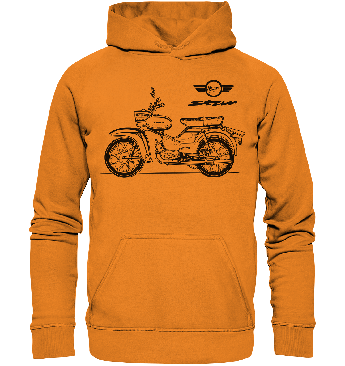 Hoodie Star Simson Suhl Rocker VEB IFA DDR Geschenk - Picture 6 of 6