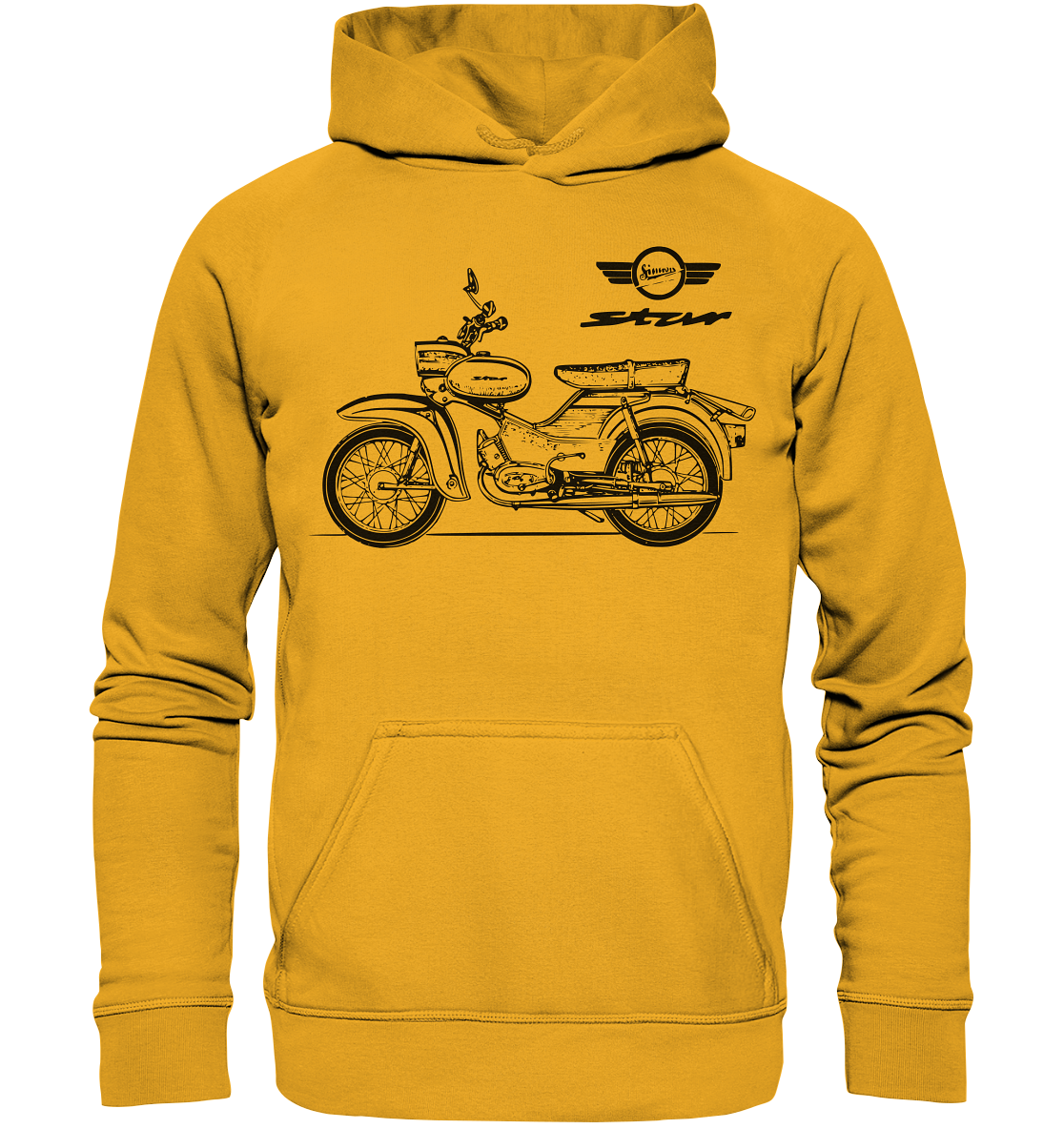 Hoodie Star Simson Suhl Rocker VEB IFA DDR Geschenk - Picture 4 of 6