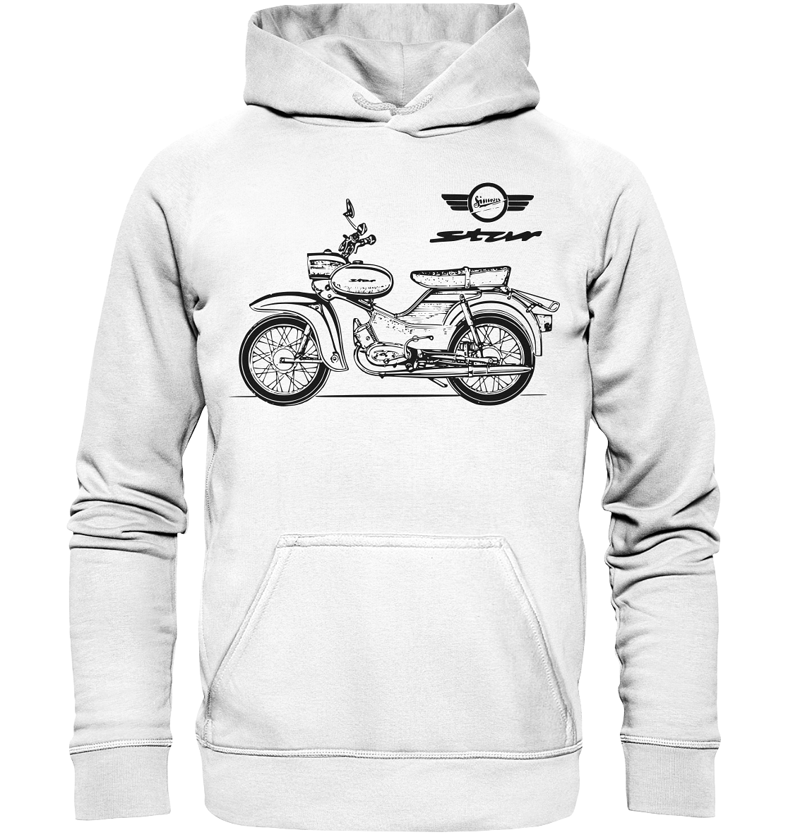 Hoodie Star Simson Suhl Rocker VEB IFA DDR Geschenk - Picture 2 of 6