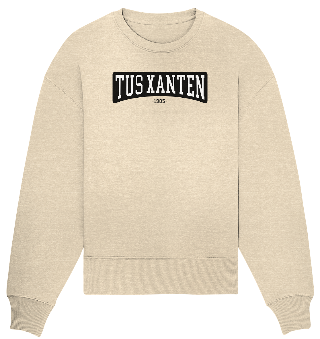 College Design - Organic Oversize Sweatshirt