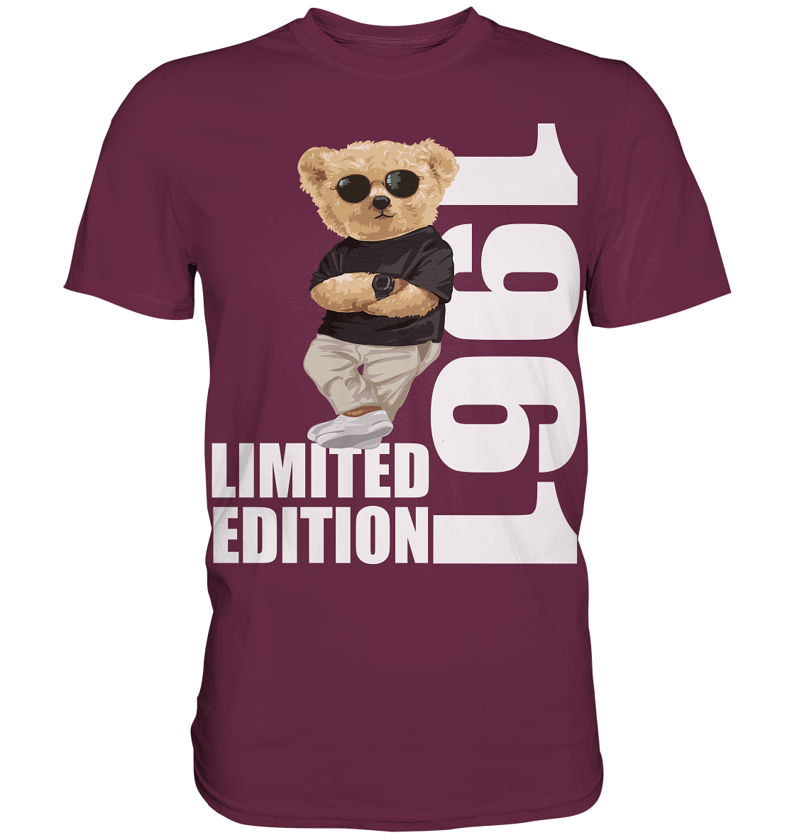 Limited Edition 1961 Bär Bären Geburtstag 1961 - Premium Shirt - Bild 3 von 13