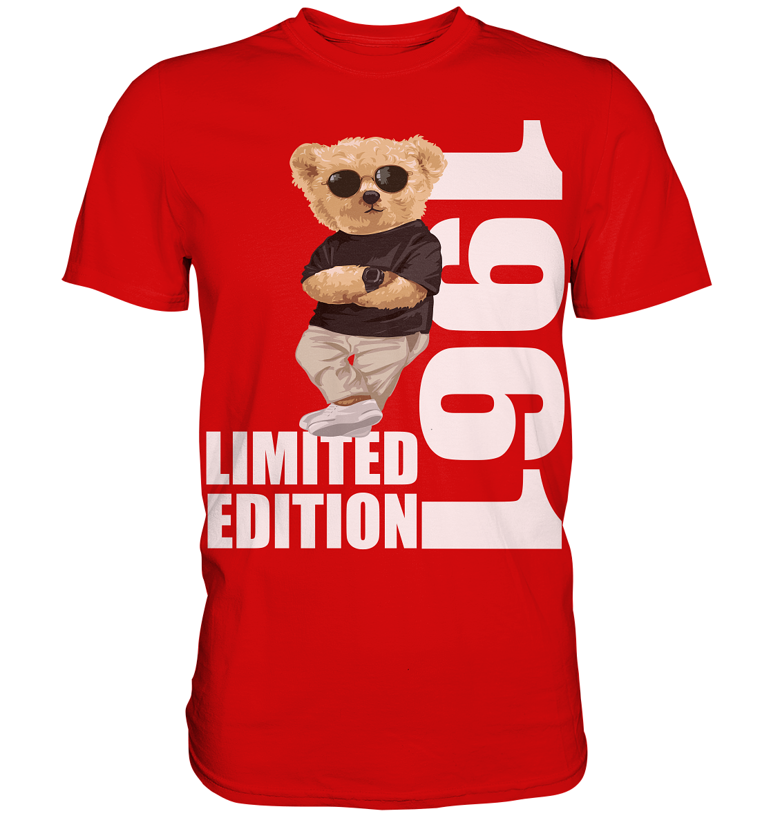 Limited Edition 1961 Bär Bären Geburtstag 1961 - Premium Shirt - Bild 9 von 13