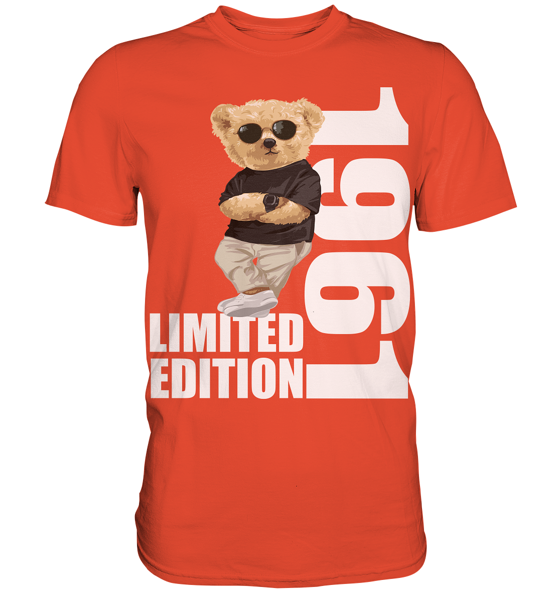 Limited Edition 1961 Bär Bären Geburtstag 1961 - Premium Shirt - Bild 13 von 13