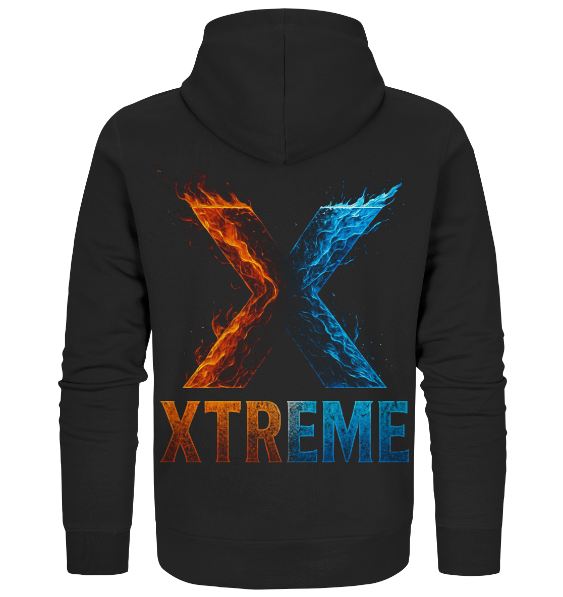 Feuer & Eis T-Shirt Unisex – Xtreme - Feuer & Eis Edition – Schwarz Pure – S