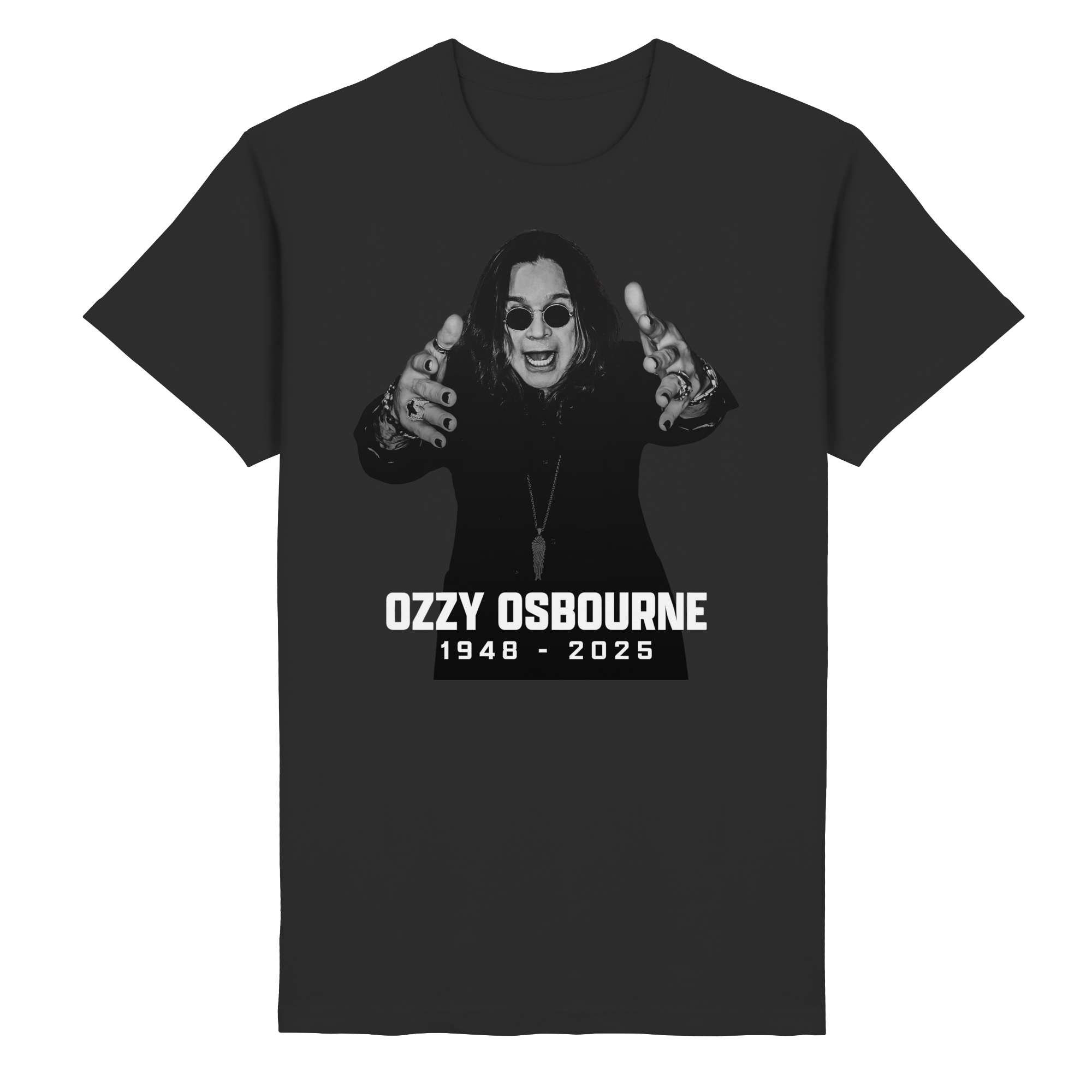 Ozzy Osbourne - 1948 - 2025 - T-Shirt Black Sabbath - Rest in Peace