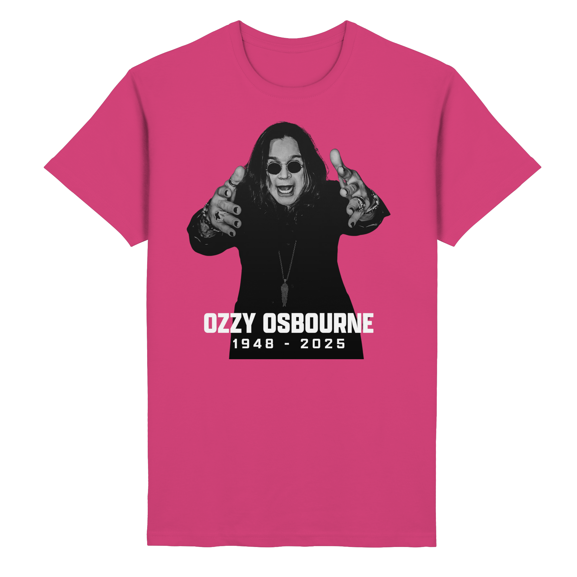 Ozzy Osbourne - 1948 - 2025 - T-Shirt Black Sabbath - Rest in Peace
