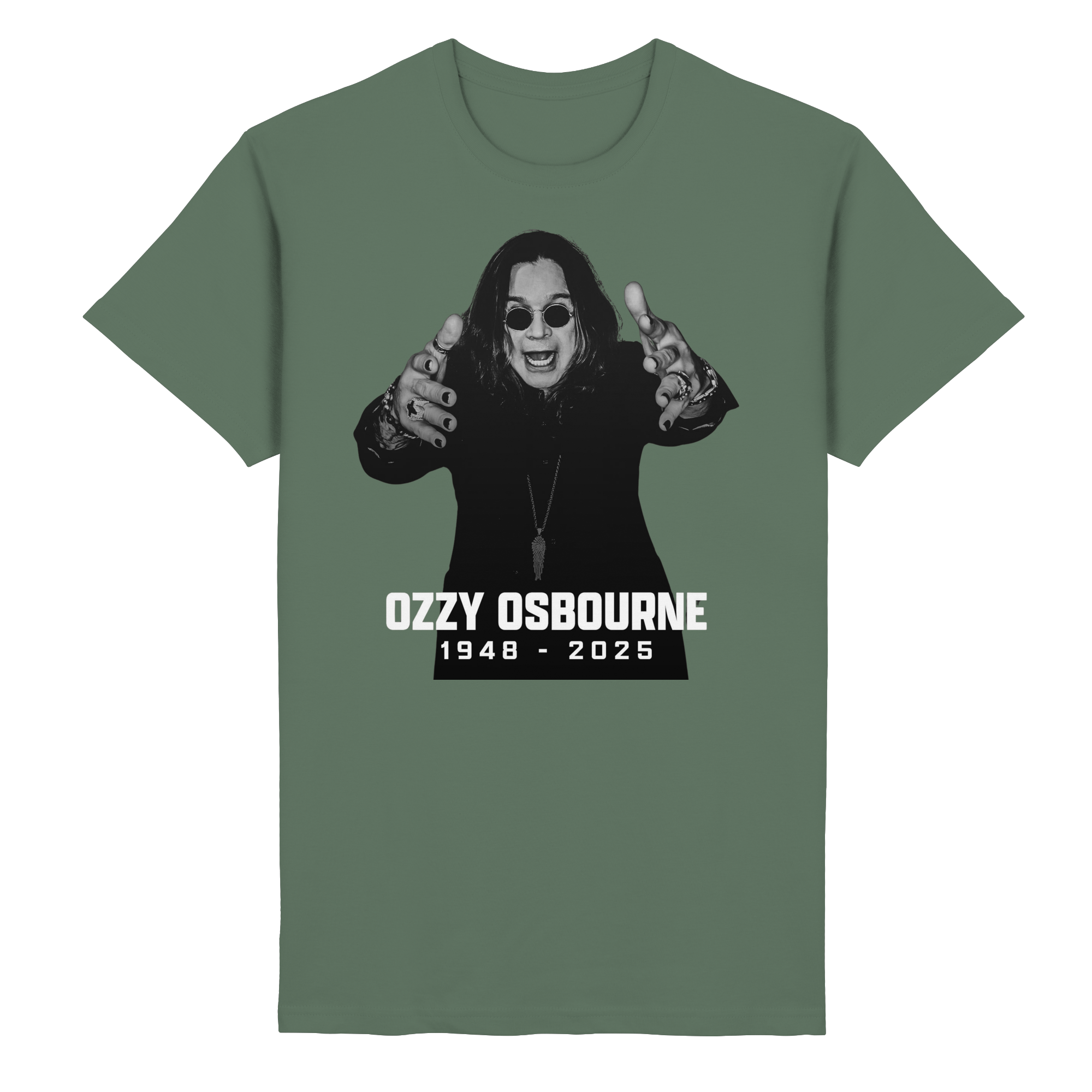 Ozzy Osbourne - 1948 - 2025 - T-Shirt Black Sabbath - Rest in Peace